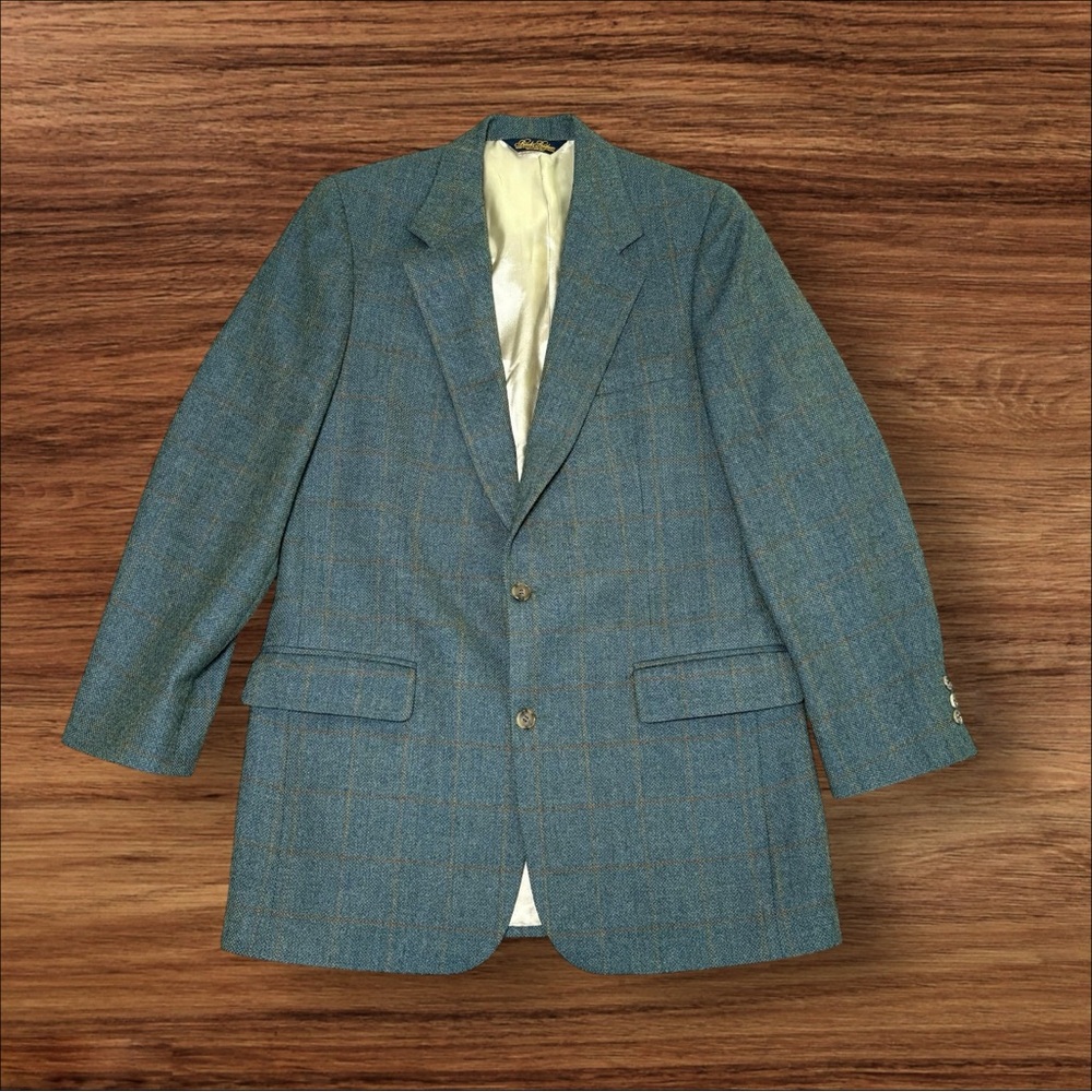 Men's Blue Wool Blazer 39L